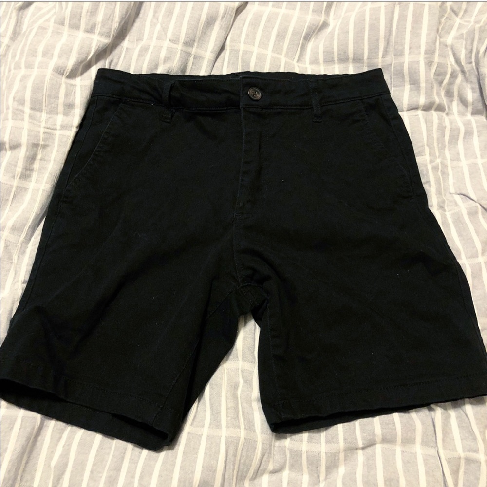 Forever 21 Men Black Shorts